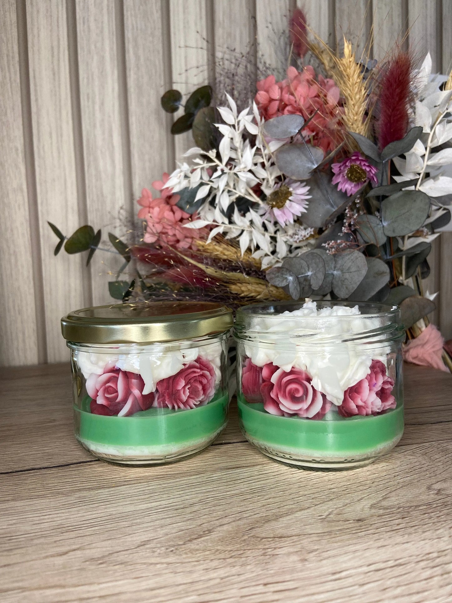 Bougie Gourmande Rose Leonora Creation