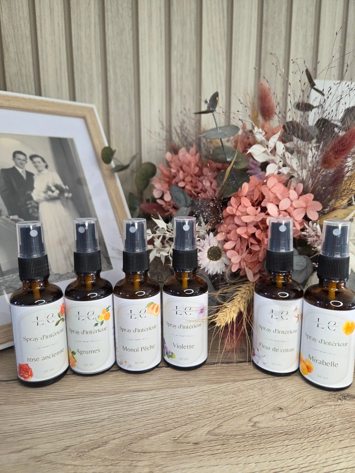 Sprays parfumés d'intérieur 50 ml Leonora Creation