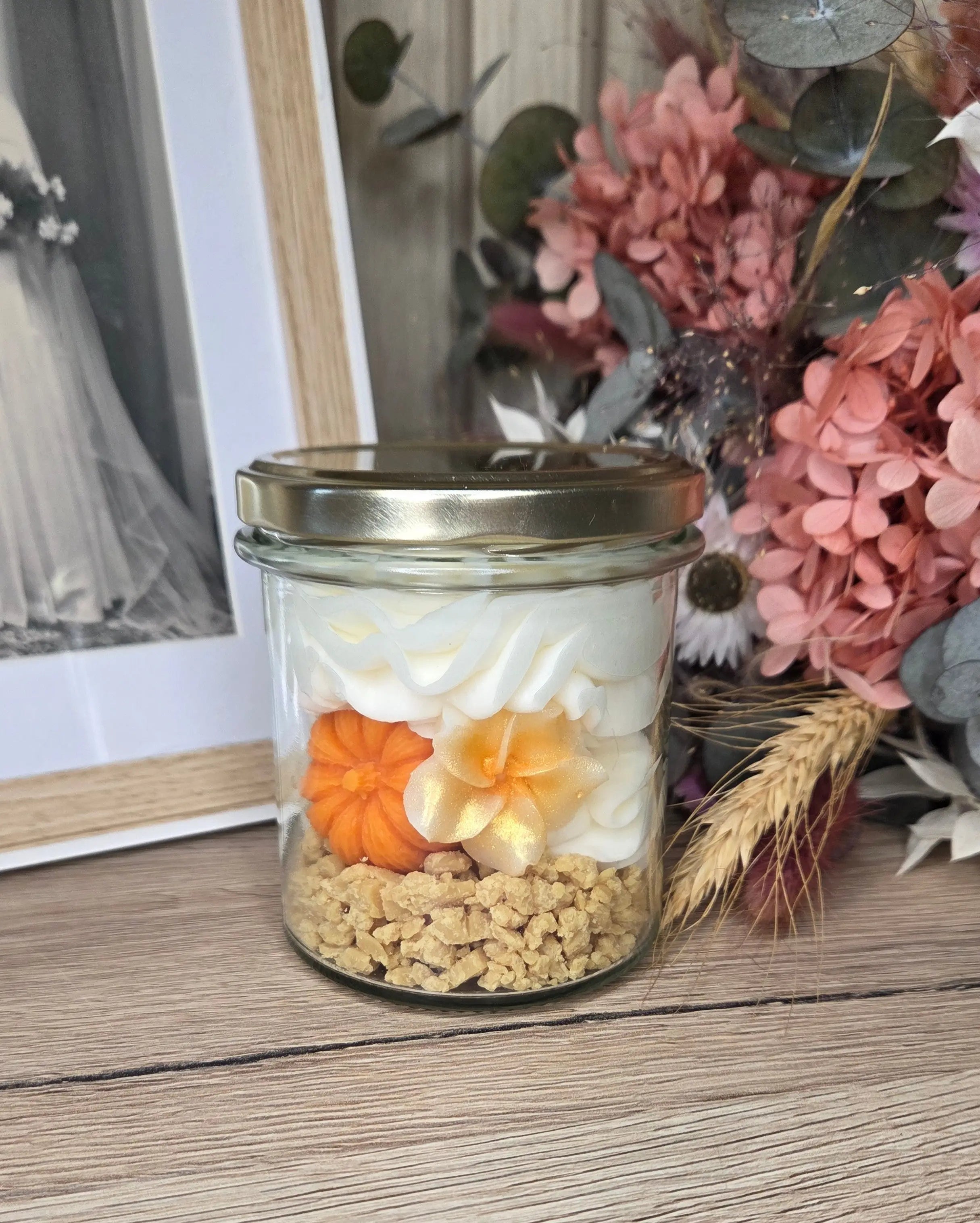 Bougie Gourmande Citrouille vanillé Leonora Creation