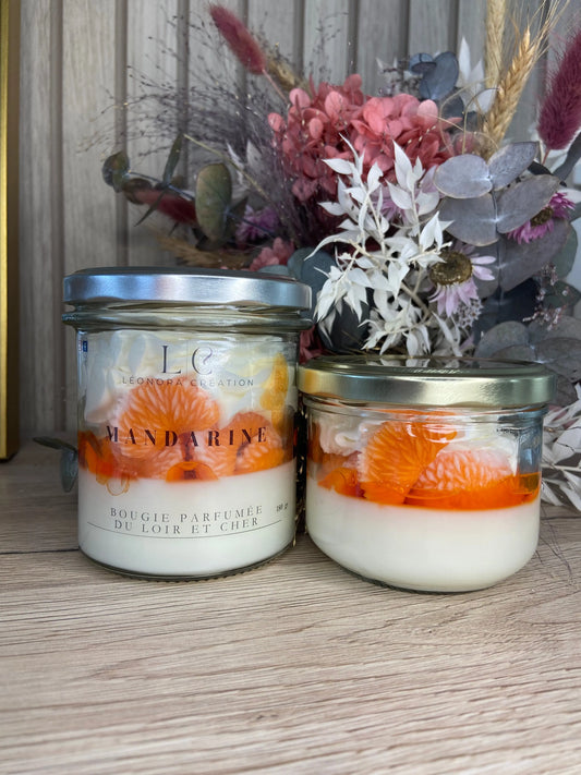 Bougie Gourmande Mandarine Leonora Creation