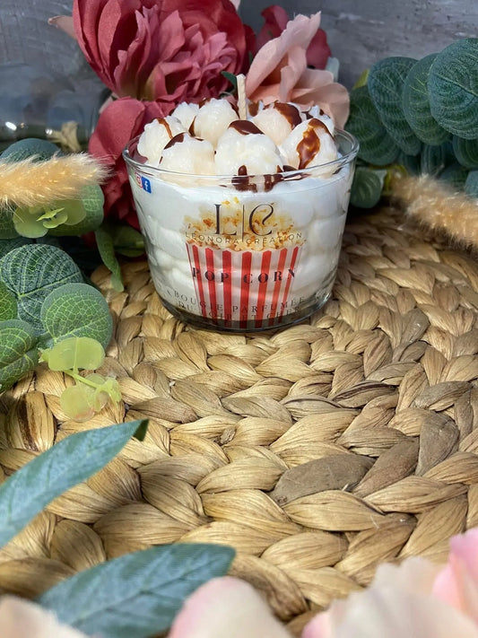 Bougie Gourmande Pop Corn Leonora Creation