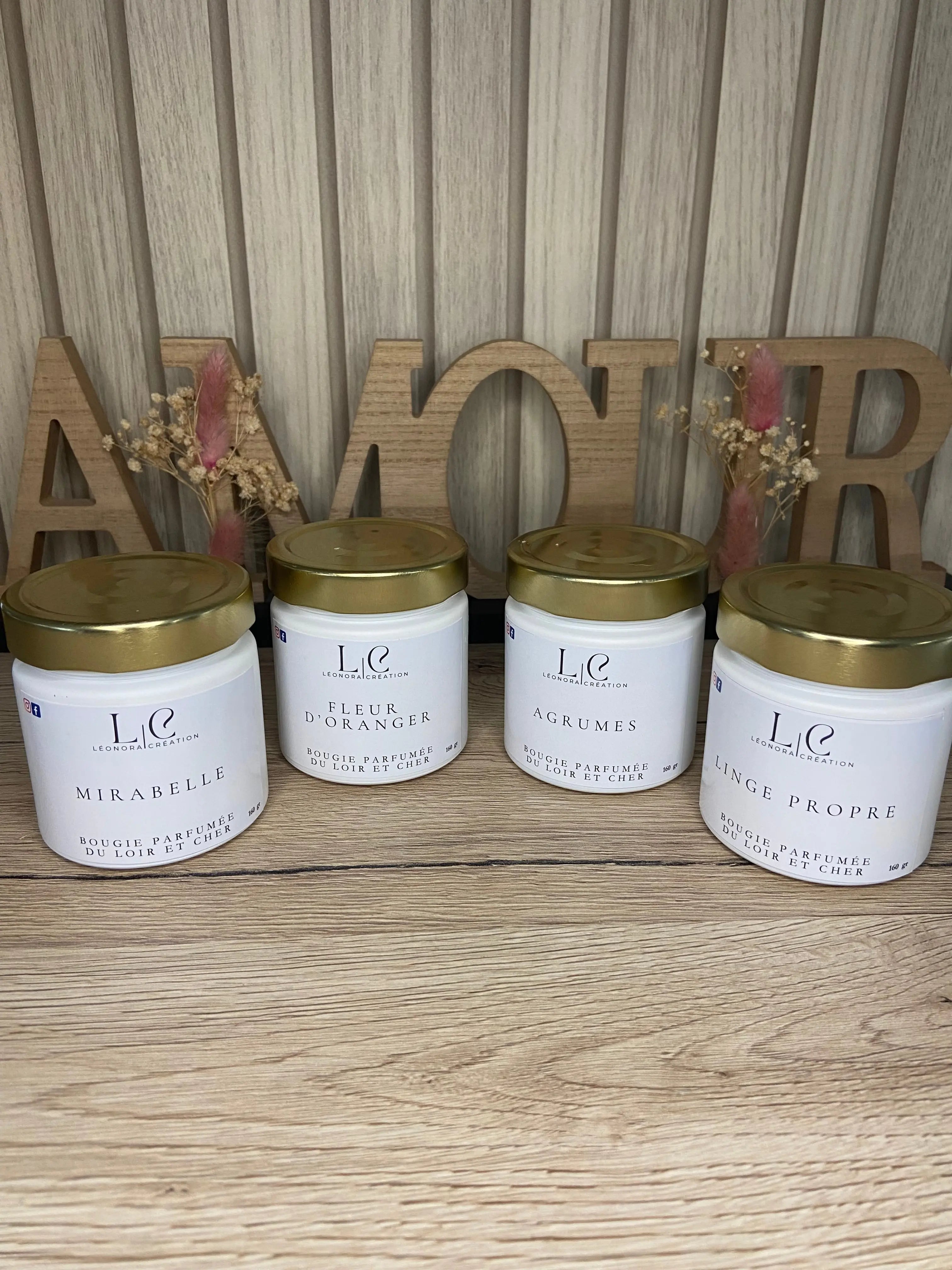 Bougie élégance Leonora Creation