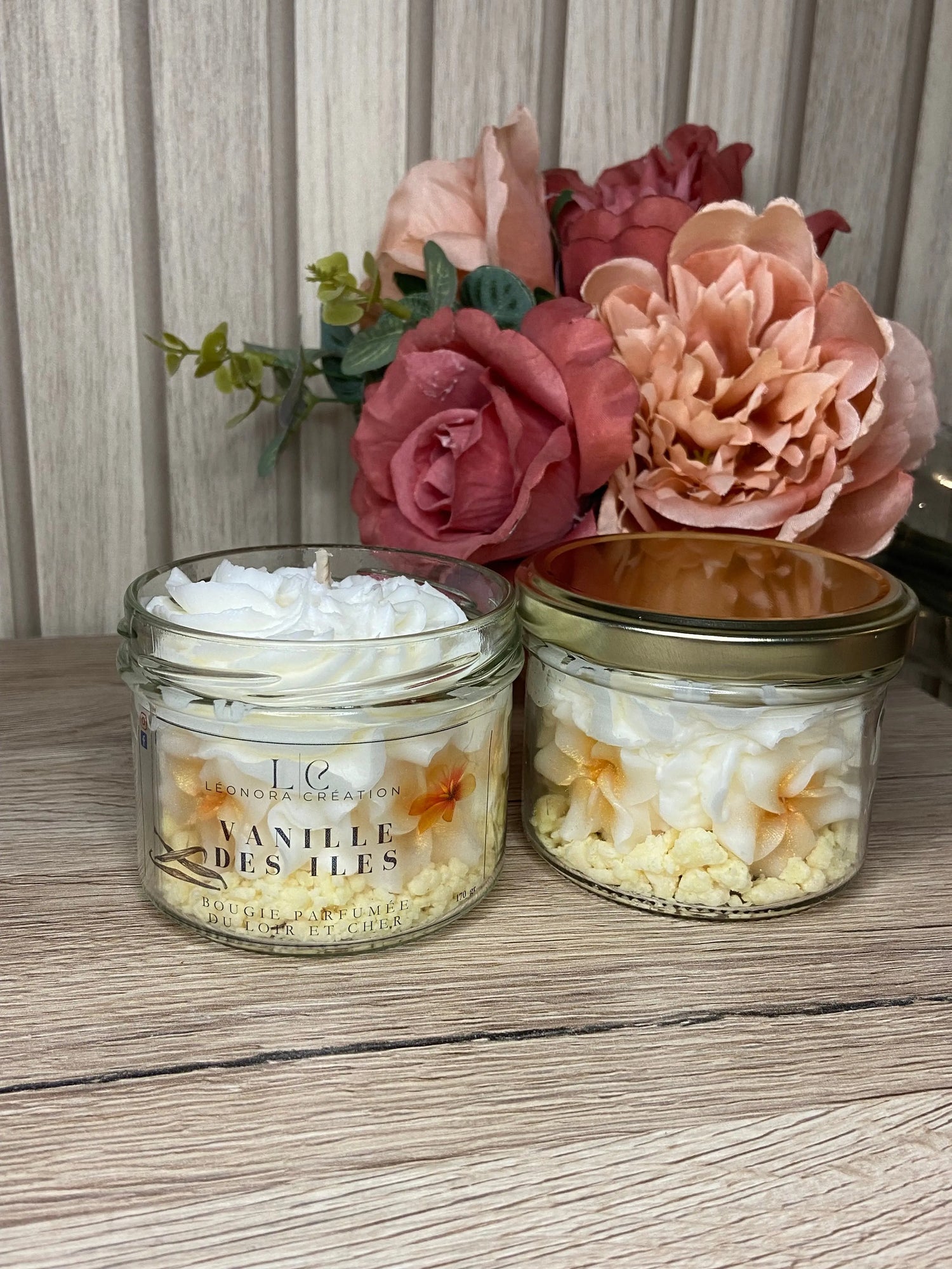 Bougie Gourmande Vanille des Iles Leonora Creation