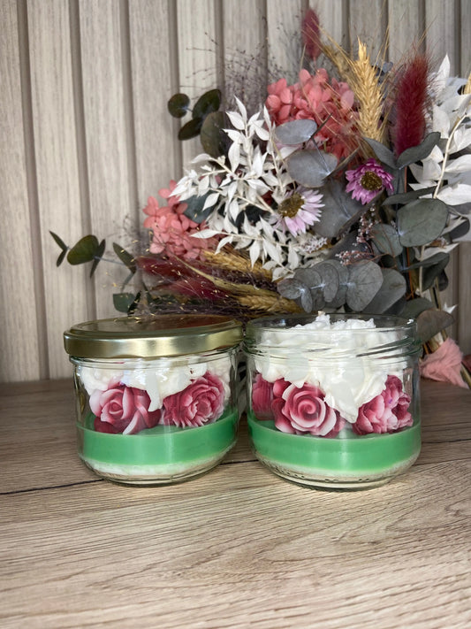 Bougie Gourmande Rose Leonora Creation